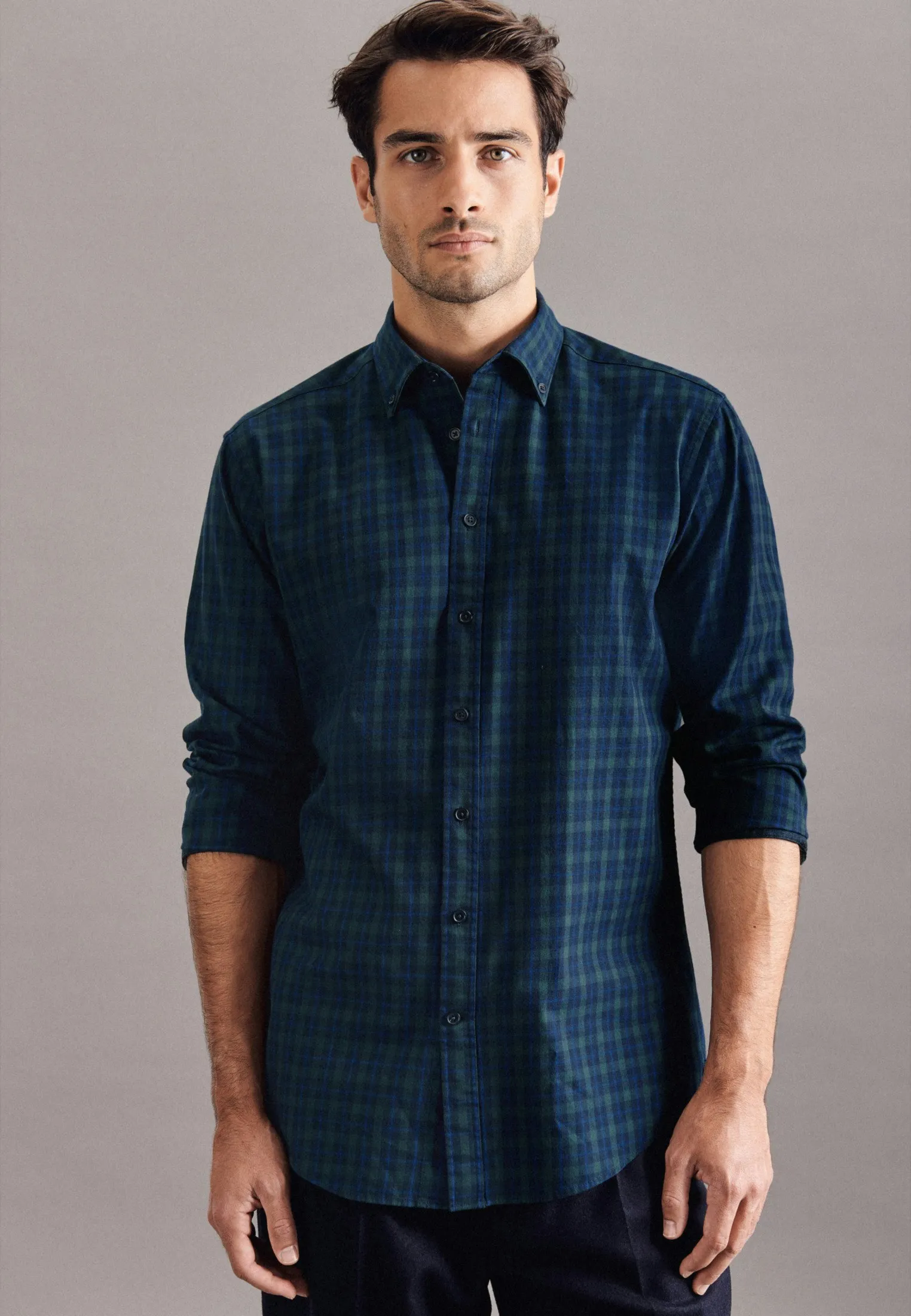 CASUAL SHIRT IN REGULAR WITH BUTTONDOWNKRAAG