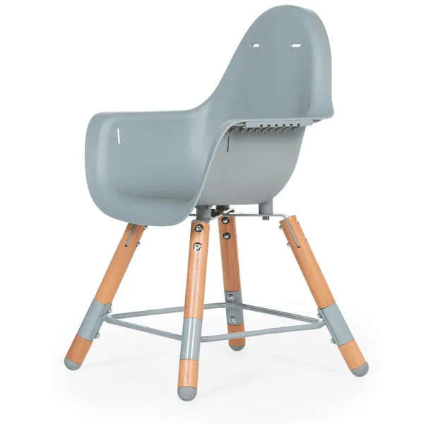 CHILDHOME Kinderstoel Evolu 2 natuur / mint 2 in 1 + ring