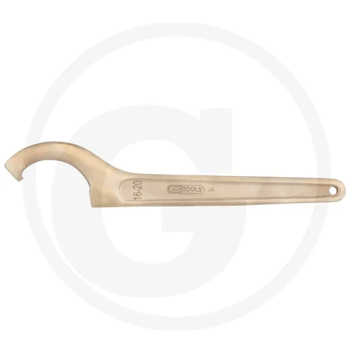 Ks tools bronze hakenschlüssel Ø 16-20 mm - vonkvrij, corrosiebestendig, slijtvast