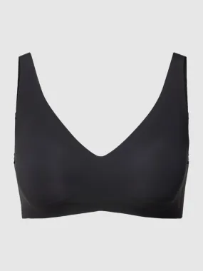 Sloggi Bralette met haakjessluiting, model 'ZERO FEEL 2.0' in zwart