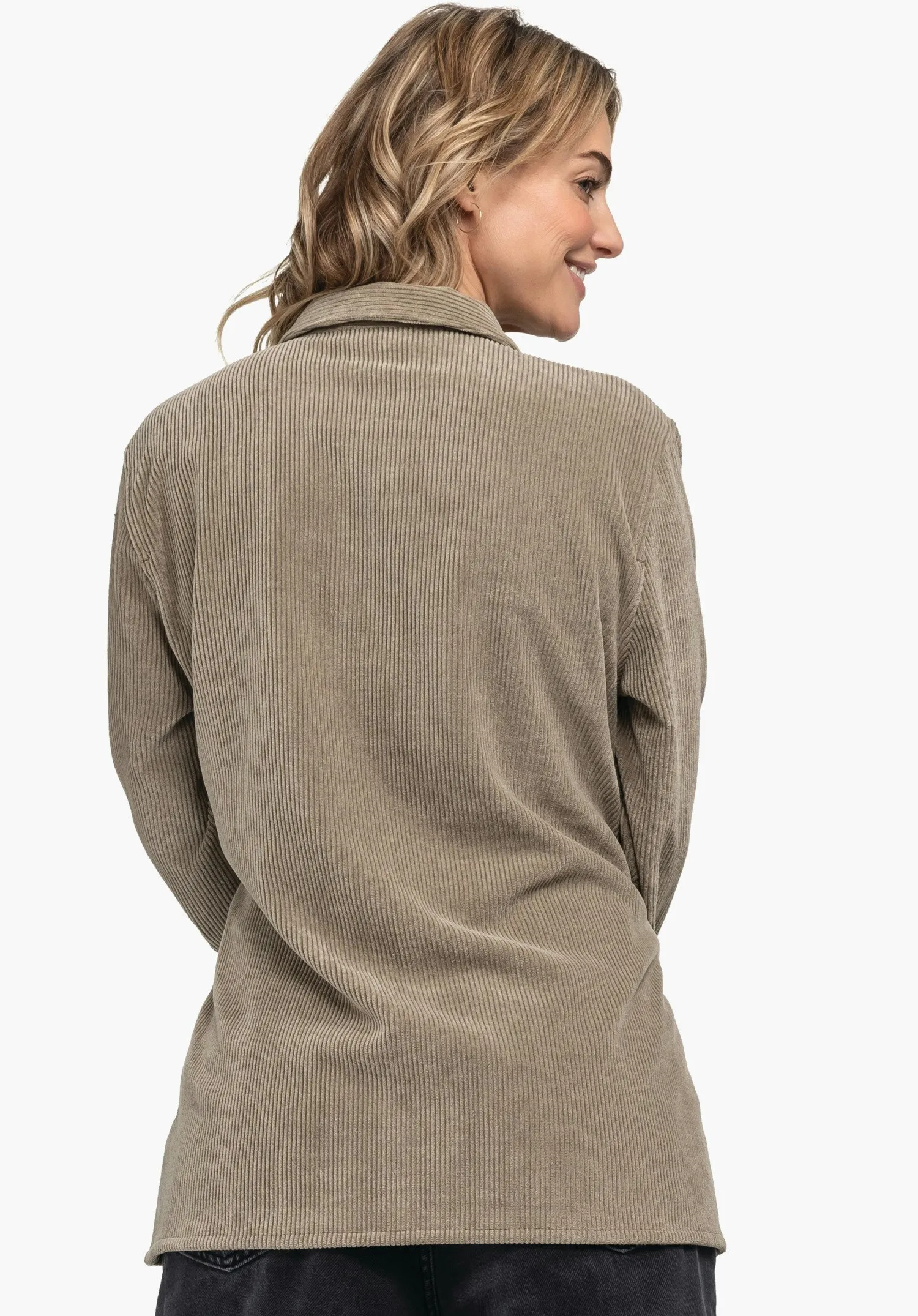 Sneldrogende blouse met overhemdkraag