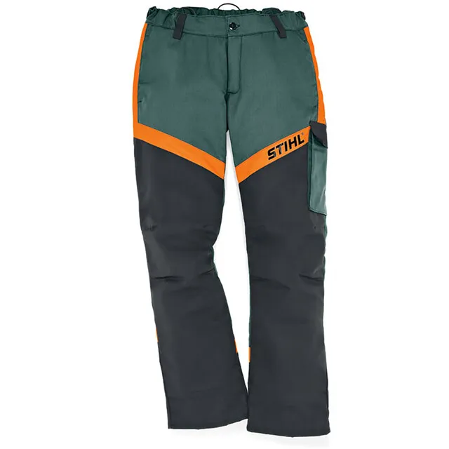 STIHL BOSMAAIER BESCHERMBROEK PROTECT FS GROEN  MAAT XS