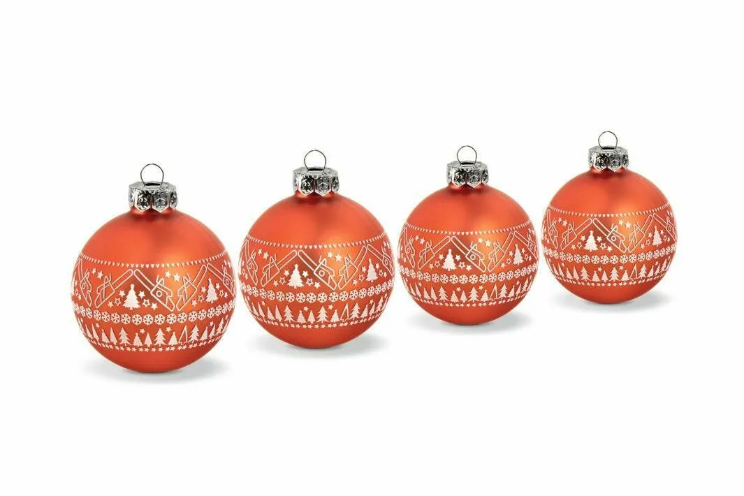 Stihl Kerstballen Set 4 Stuks