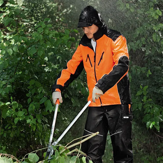 STIHL VEILIGHEIDSBROEK PROTECT MS SZ ORANJE  MAAT S