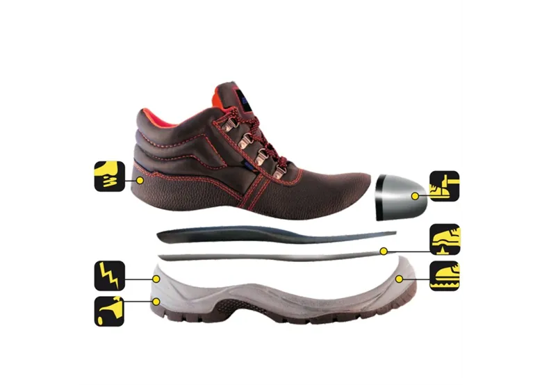 WERKSCHOENEN LEER T1A, MAAT 44, CAT.S1P SRC DEDRA BH9T1A44